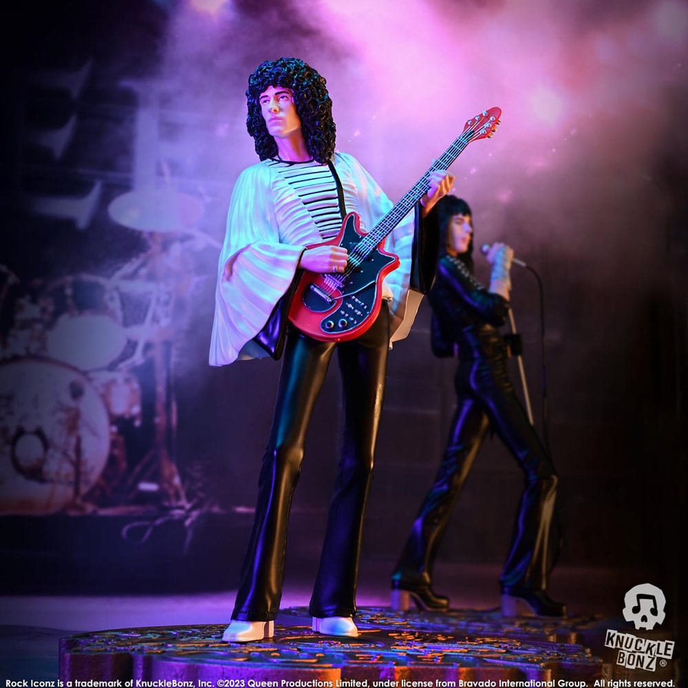 Queen Estatua Rock Iconz Brian May II (Sheer Heart Attack Era) 23 cm