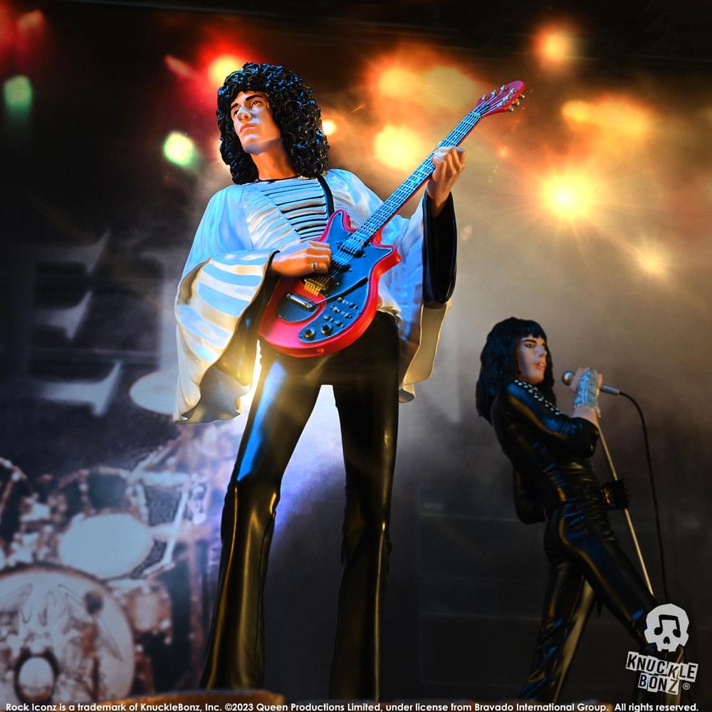 Queen Estatua Rock Iconz Brian May II (Sheer Heart Attack Era) 23 cm
