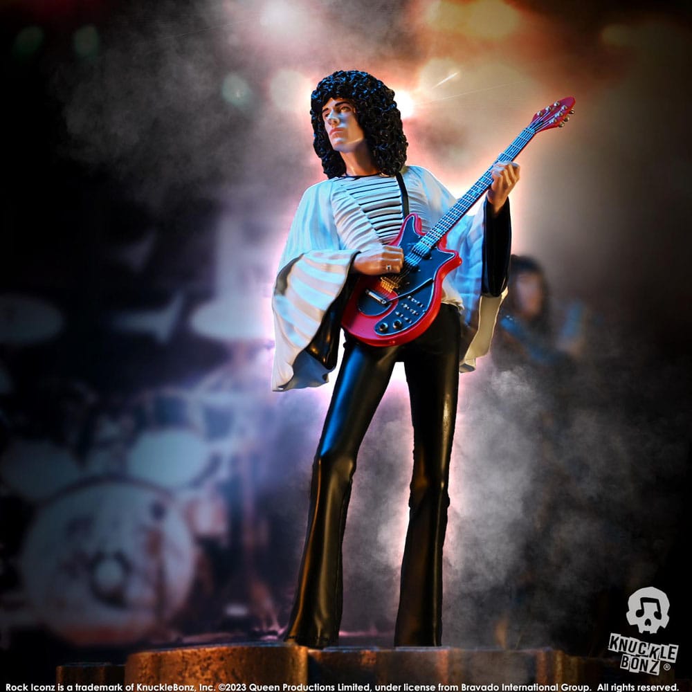 Queen Estatua Rock Iconz Brian May II (Sheer Heart Attack Era) 23 cm