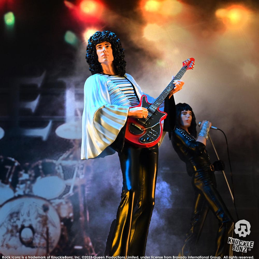 Queen Estatua Rock Iconz Brian May II (Sheer Heart Attack Era) 23 cm