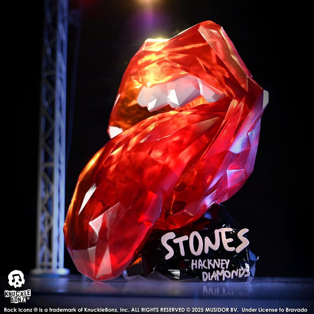 Rolling Stones Estatua 3D Vinyl Licks (Hackney Diamonds Version) 22 cm - Z POP Toys