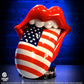 Rolling Stones Estatua 3D Vinyl Licks (US Version) 22 cm - Z POP Toys