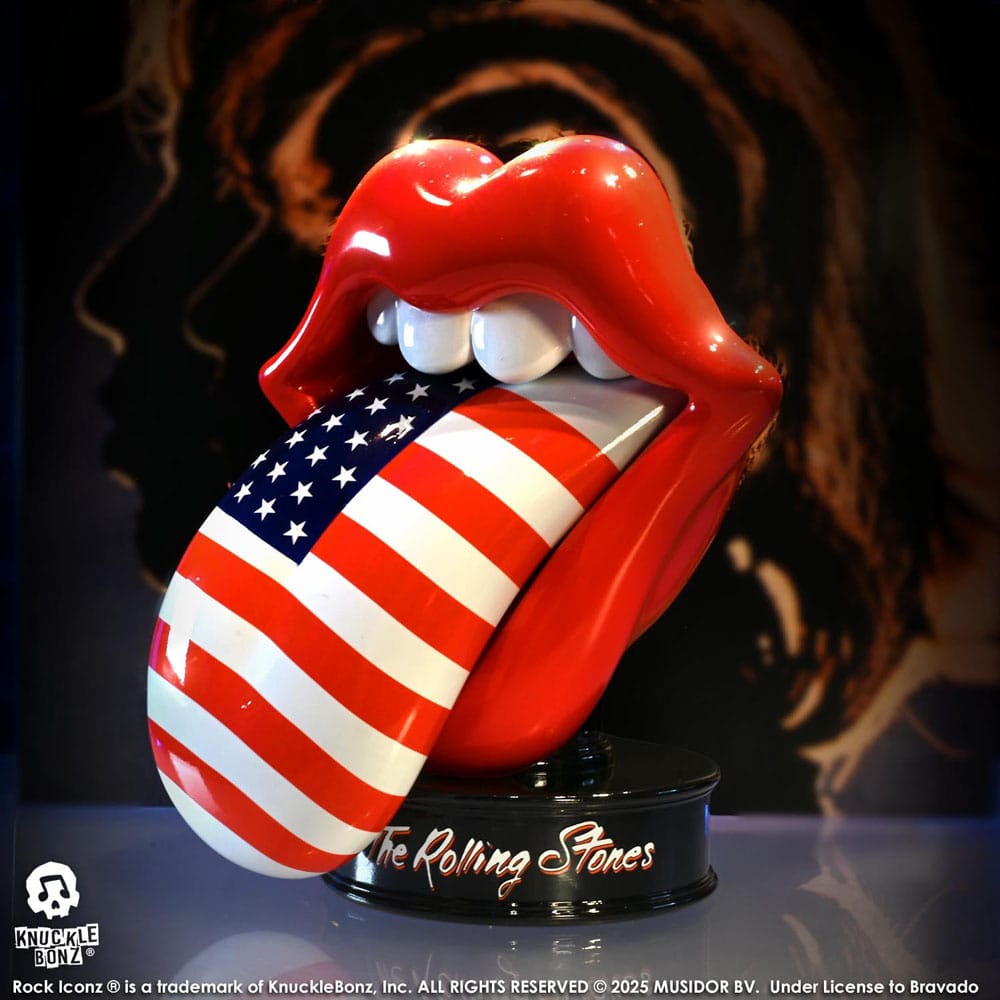 Rolling Stones Estatua 3D Vinyl Licks (US Version) 22 cm - Z POP Toys