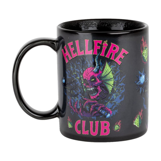 Stranger Things Taza sensitiva al calor Hellfire Club 320 ml - Z POP Toys