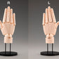 Takahiro Kagami Artist Support Item Hand PVC 1/1 Model/L Pale Orange 21 cm