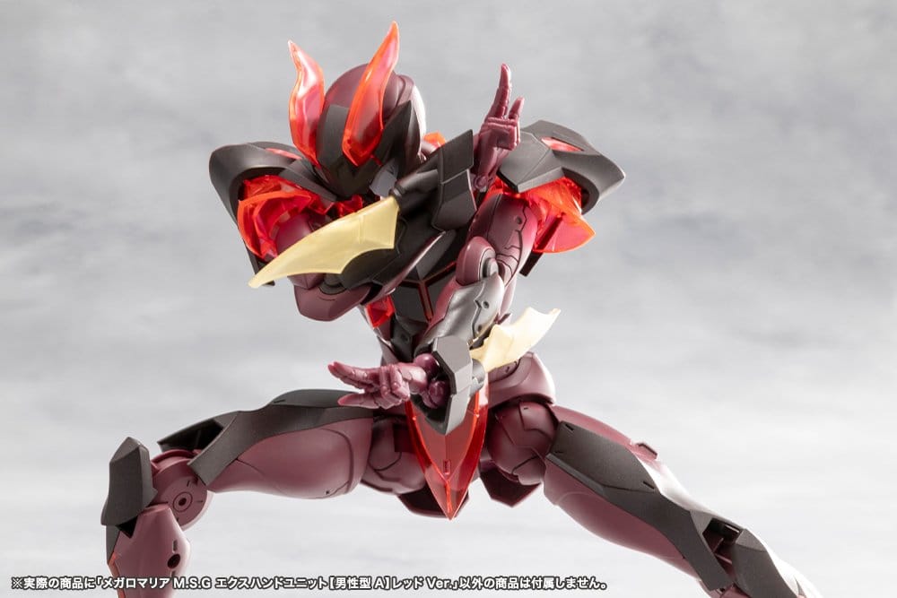 Megalomaria Unlimited Universe Accesorios Ex Hand Unit Male Type A Red Ver.