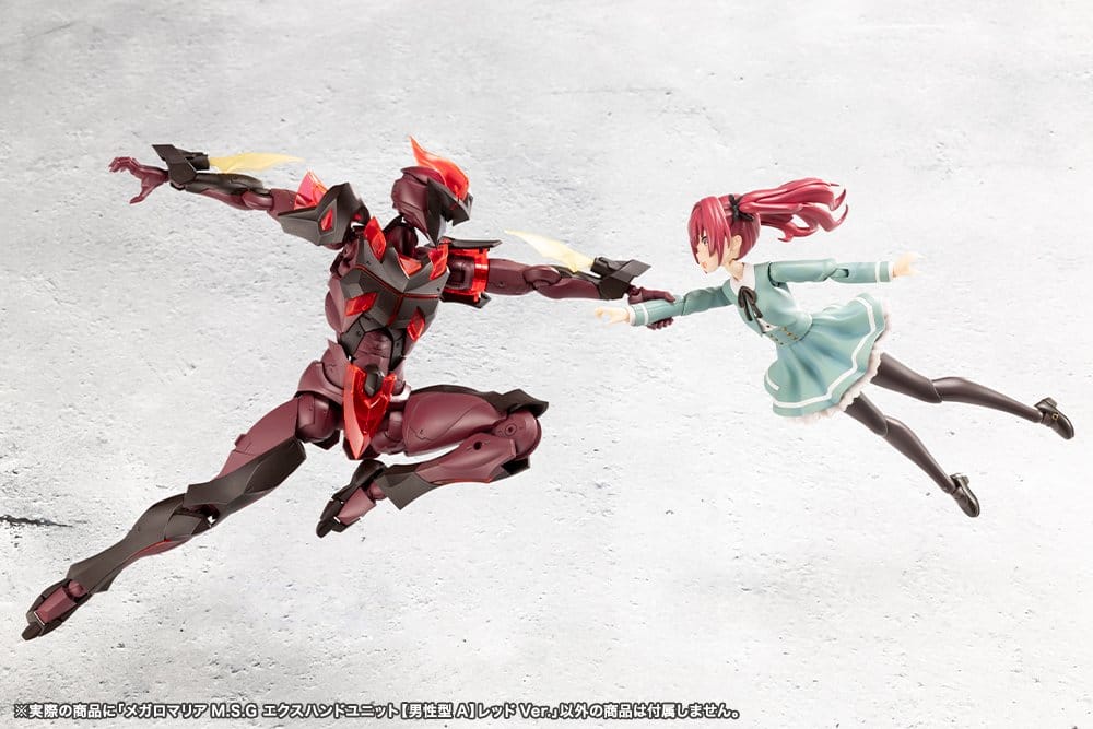 Megalomaria Unlimited Universe Accesorios Ex Hand Unit Male Type A Red Ver.