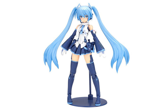 Frame Arms Girl x Hatsune Miku Maqueta Plastic Model Kit Frame Music Girl Snow Miku Another Color Ver. 15 cm - Z POP Toys