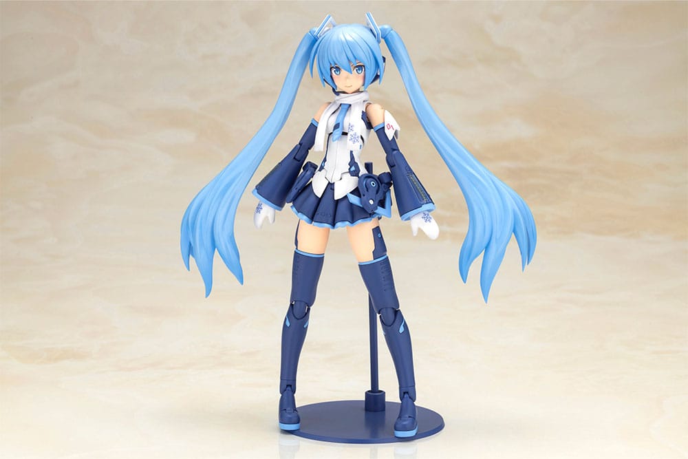 Frame Arms Girl x Hatsune Miku Maqueta Plastic Model Kit Frame Music Girl Snow Miku Another Color Ver. 15 cm - Z POP Toys