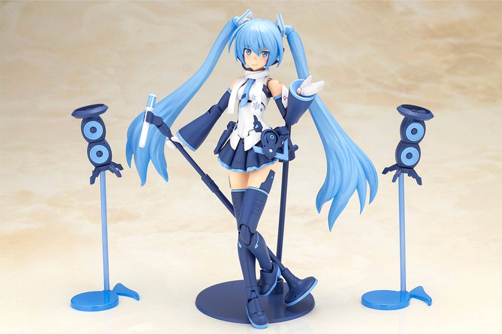 Frame Arms Girl x Hatsune Miku Maqueta Plastic Model Kit Frame Music Girl Snow Miku Another Color Ver. 15 cm - Z POP Toys