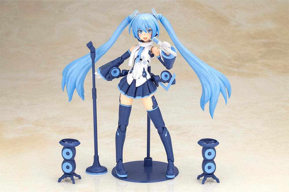 Frame Arms Girl x Hatsune Miku Maqueta Plastic Model Kit Frame Music Girl Snow Miku Another Color Ver. 15 cm - Z POP Toys