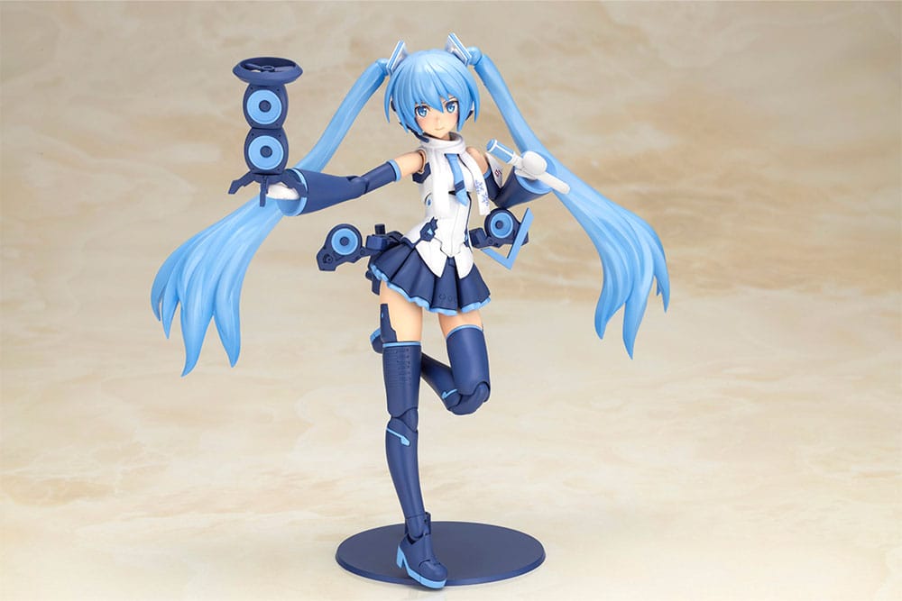 Frame Arms Girl x Hatsune Miku Maqueta Plastic Model Kit Frame Music Girl Snow Miku Another Color Ver. 15 cm - Z POP Toys