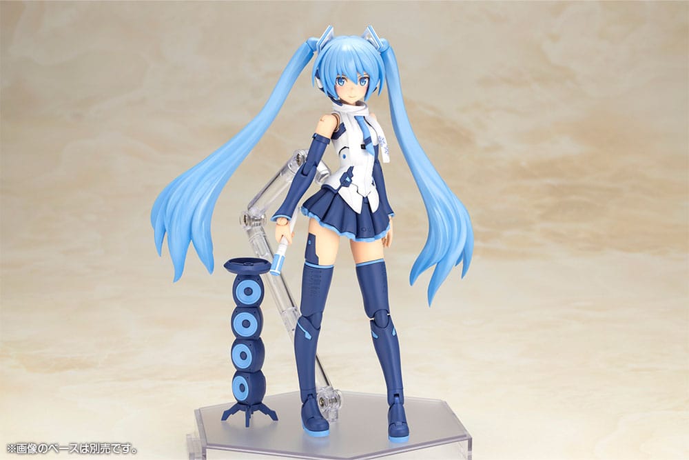Frame Arms Girl x Hatsune Miku Maqueta Plastic Model Kit Frame Music Girl Snow Miku Another Color Ver. 15 cm - Z POP Toys