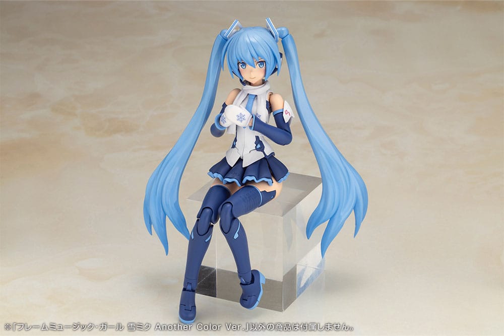 Frame Arms Girl x Hatsune Miku Maqueta Plastic Model Kit Frame Music Girl Snow Miku Another Color Ver. 15 cm - Z POP Toys