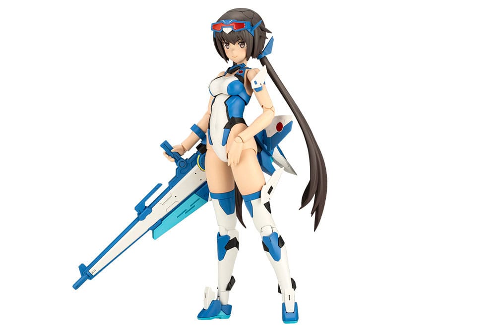 Frame Arms Girl Maqueta Plastic Model Kit Stylet Swimsuit Blue Impulse Color Ver. 16 cm - Z POP Toys