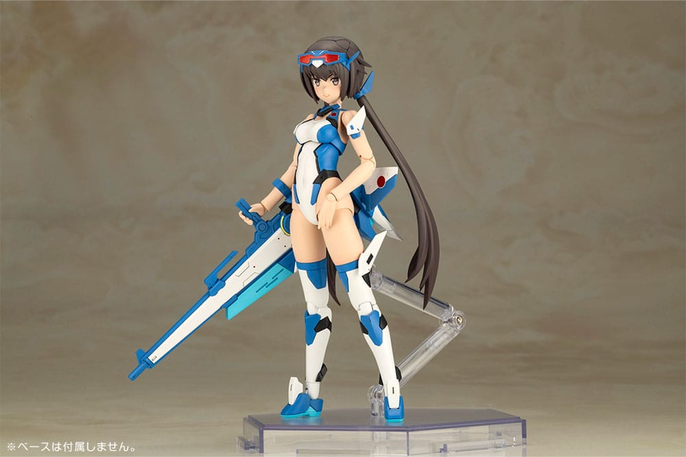 Frame Arms Girl Maqueta Plastic Model Kit Stylet Swimsuit Blue Impulse Color Ver. 16 cm - Z POP Toys