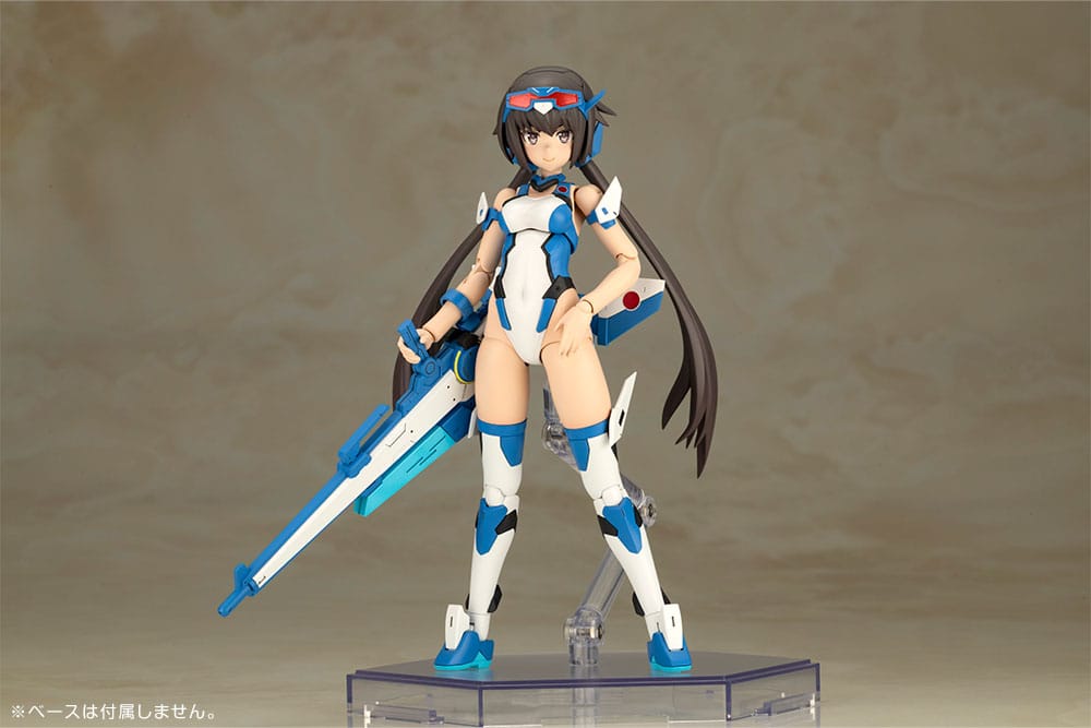 Frame Arms Girl Maqueta Plastic Model Kit Stylet Swimsuit Blue Impulse Color Ver. 16 cm - Z POP Toys