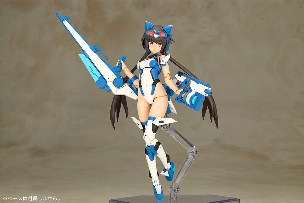 Frame Arms Girl Maqueta Plastic Model Kit Stylet Swimsuit Blue Impulse Color Ver. 16 cm - Z POP Toys