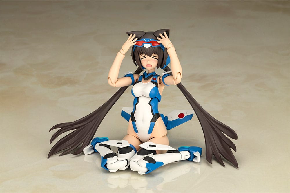 Frame Arms Girl Maqueta Plastic Model Kit Stylet Swimsuit Blue Impulse Color Ver. 16 cm - Z POP Toys