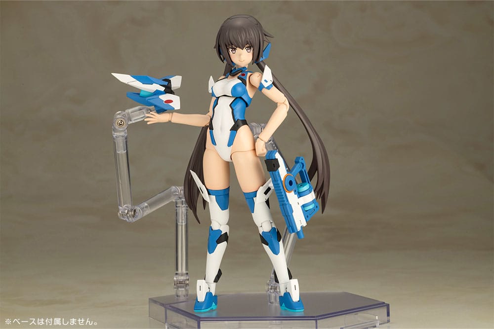 Frame Arms Girl Maqueta Plastic Model Kit Stylet Swimsuit Blue Impulse Color Ver. 16 cm - Z POP Toys