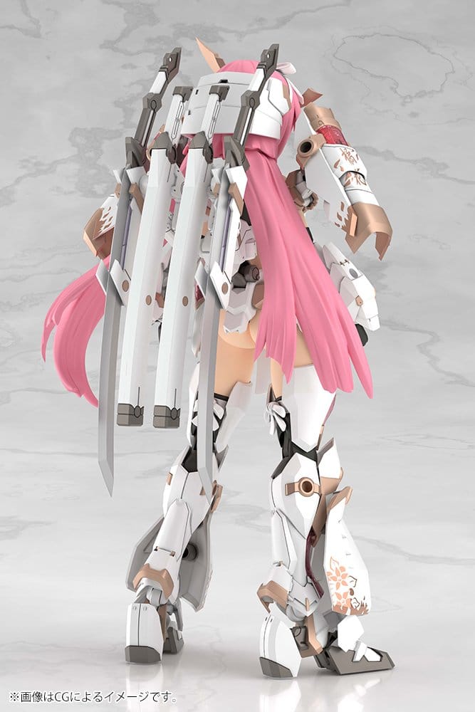 Frame Arms Girl Maqueta Plastic Model Kit Grand Scale Magatsuki Kikka 25 cm