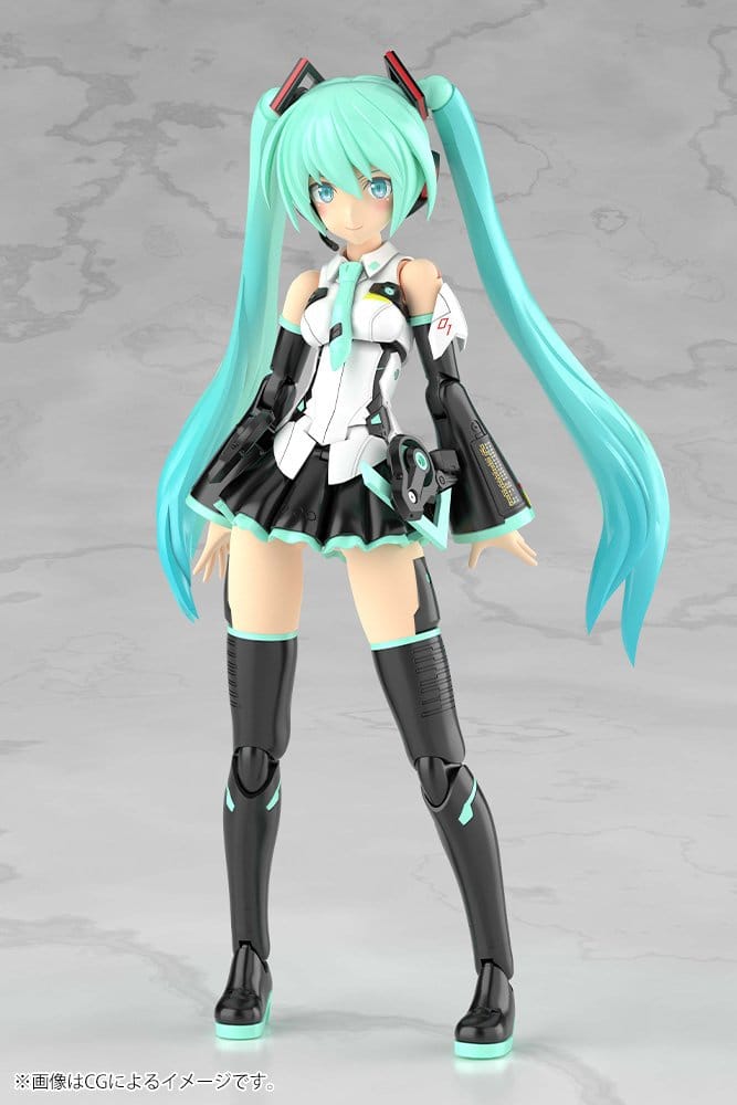Frame Arms Girl Maqueta Plastic Model Kit Grande Scale Frame Music Girl Hatsune Miku 25 cm