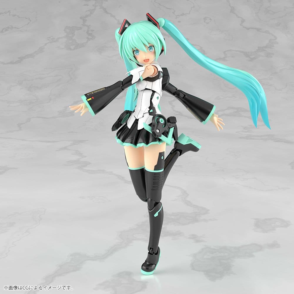 Frame Arms Girl Maqueta Plastic Model Kit Grande Scale Frame Music Girl Hatsune Miku 25 cm
