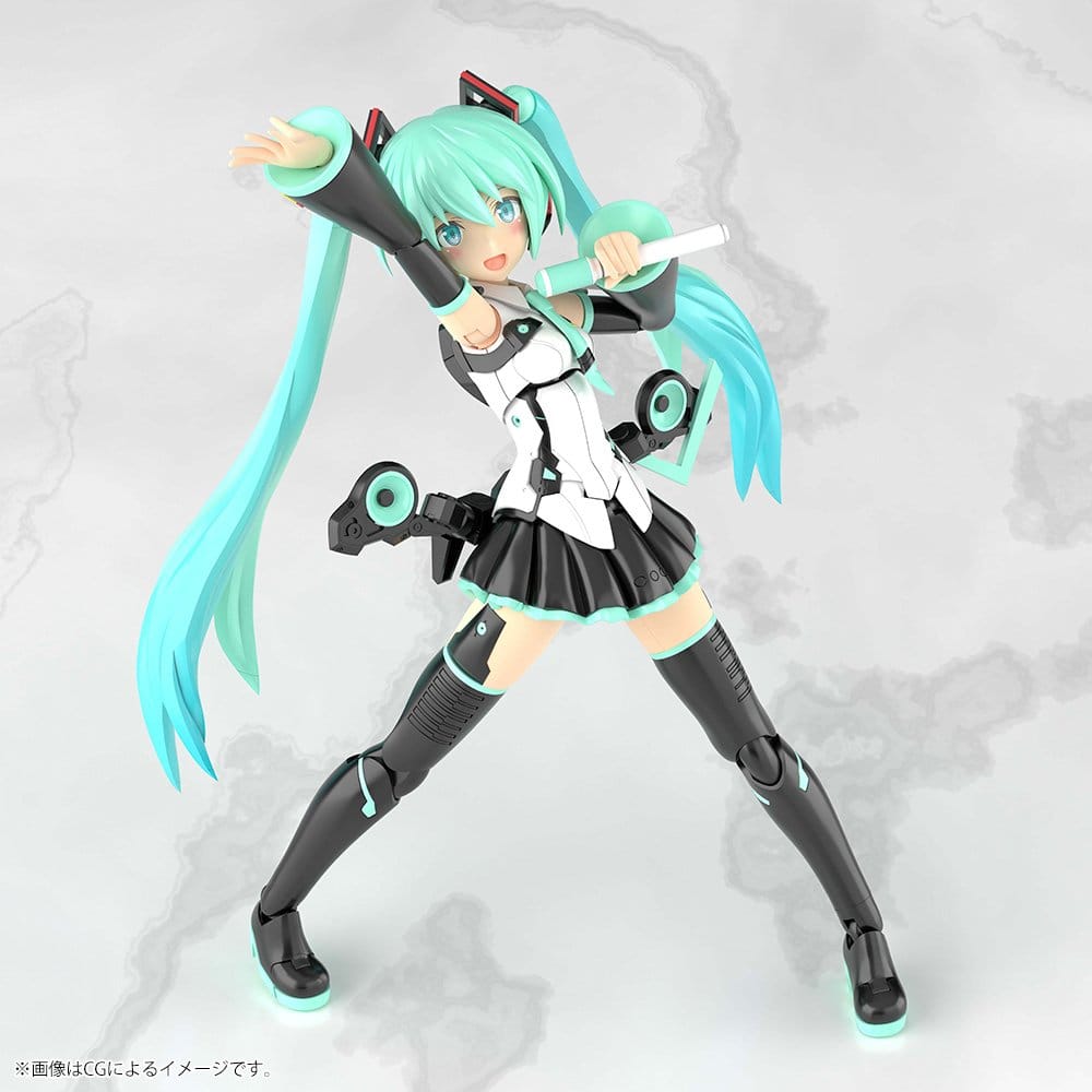 Frame Arms Girl Maqueta Plastic Model Kit Grande Scale Frame Music Girl Hatsune Miku 25 cm
