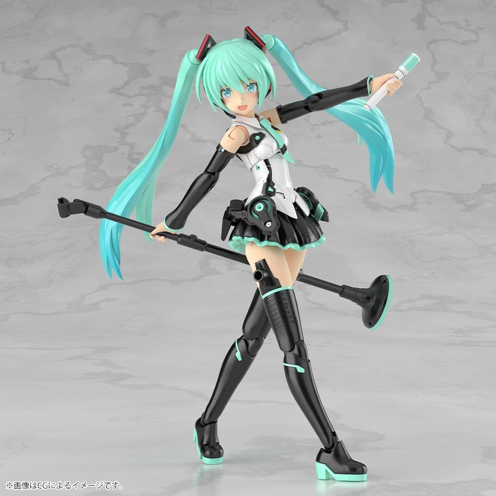Frame Arms Girl Maqueta Plastic Model Kit Grande Scale Frame Music Girl Hatsune Miku 25 cm