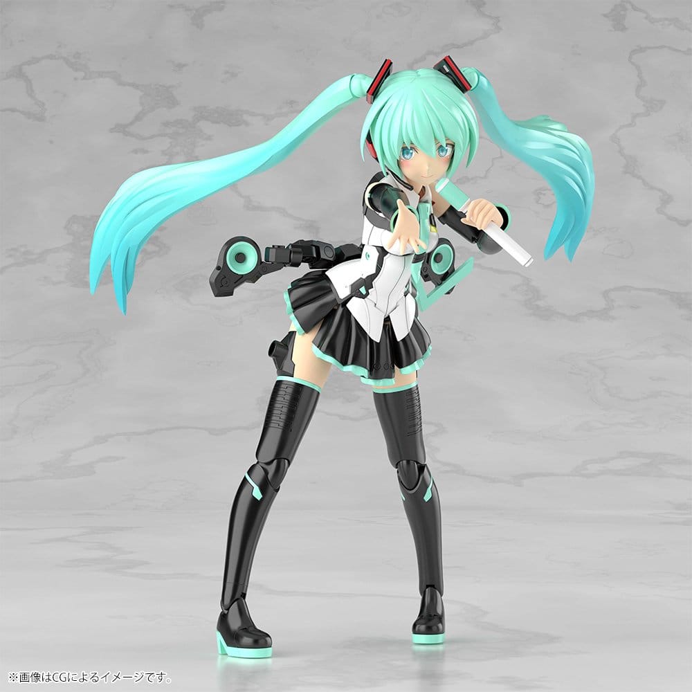 Frame Arms Girl Maqueta Plastic Model Kit Grande Scale Frame Music Girl Hatsune Miku 25 cm
