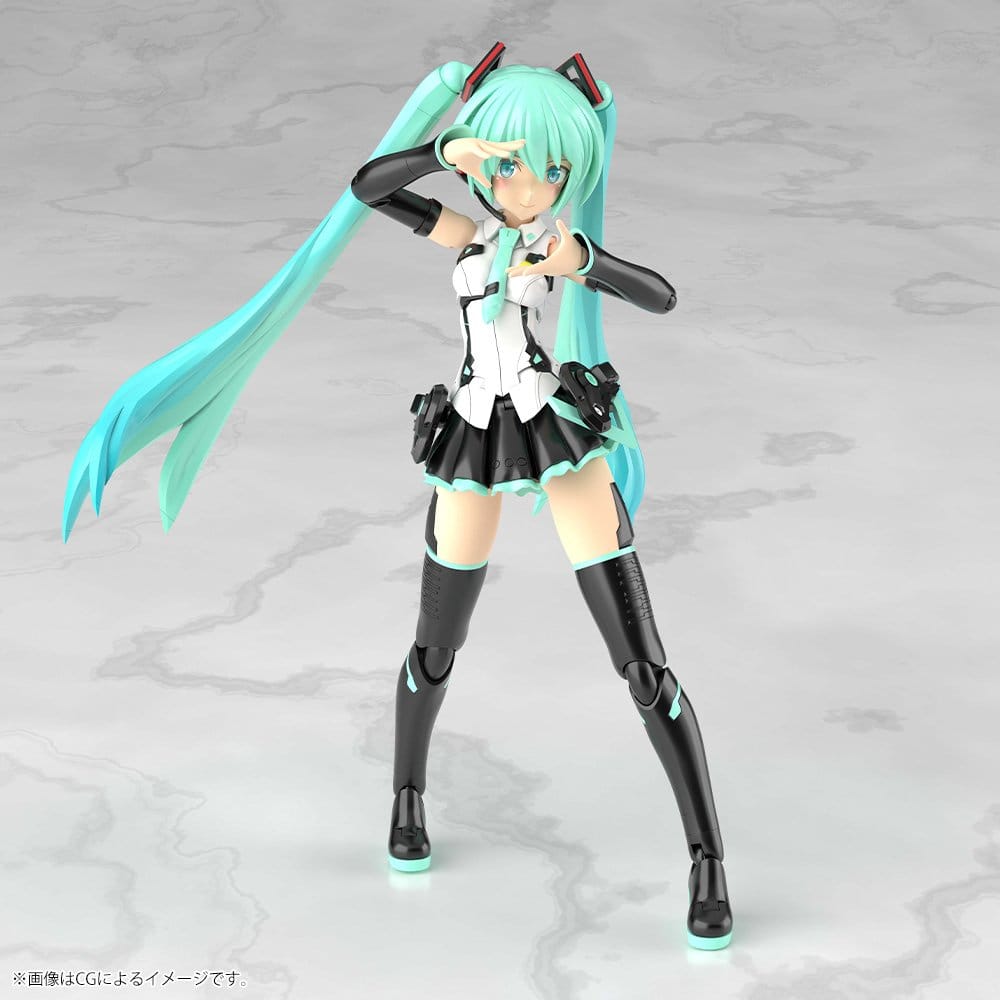 Frame Arms Girl Maqueta Plastic Model Kit Grande Scale Frame Music Girl Hatsune Miku 25 cm