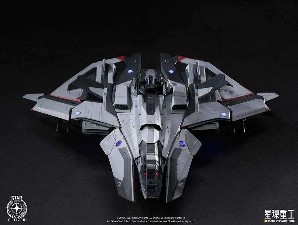 Star Citizen Maqueta Pre-assembled Plastic Model Kit 1/100 Anvil F8C Lightning Pre-Assembled Finished Model Ver. 25 cm