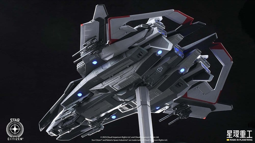 Star Citizen Maqueta Pre-assembled Plastic Model Kit 1/100 Anvil F8C Lightning Pre-Assembled Finished Model Ver. 25 cm