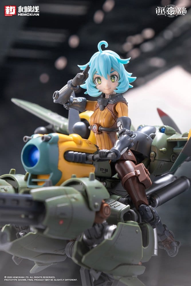 Rusted Brier Maqueta Plastic Model Kit 1/12 Rhande Koskinen & RTP-10A cutting edge V-HS Tactical Fighter 20 cm