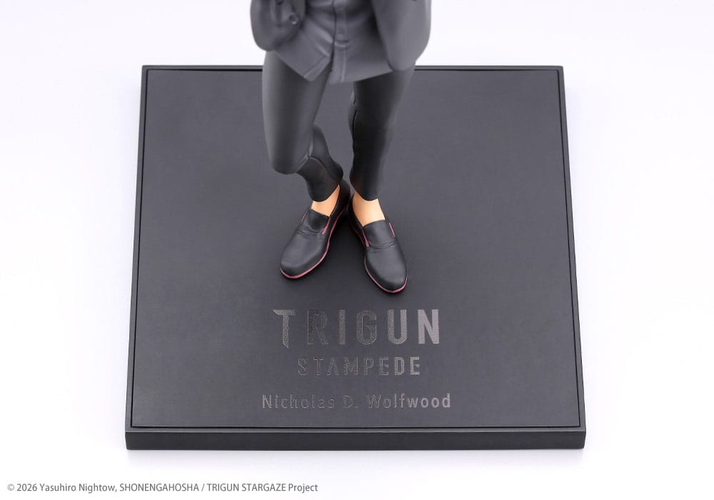 Trigun Stampede Estatua Oshi Works PVC 1/8 Nicholas D. Wolfwood 22 cm - Z POP Toys