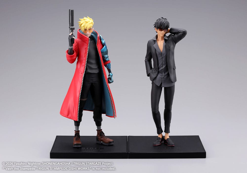 Trigun Stampede Estatua Oshi Works PVC 1/8 Nicholas D. Wolfwood 22 cm - Z POP Toys