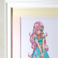 My Little Pony Litografia Chara Fine Graph Bishoujo Fluttershy 43 cm