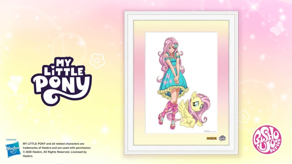 My Little Pony Litografia Chara Fine Graph Bishoujo Fluttershy 43 cm