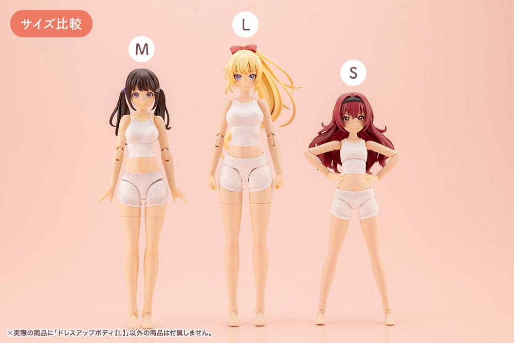 Sousai Shojo Teien Accesorios para las Figuras 1/10 Dress Up Body Size L - Z POP Toys