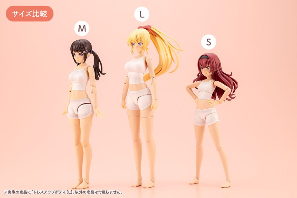 Sousai Shojo Teien Accesorios para las Figuras 1/10 Dress Up Body Size L - Z POP Toys