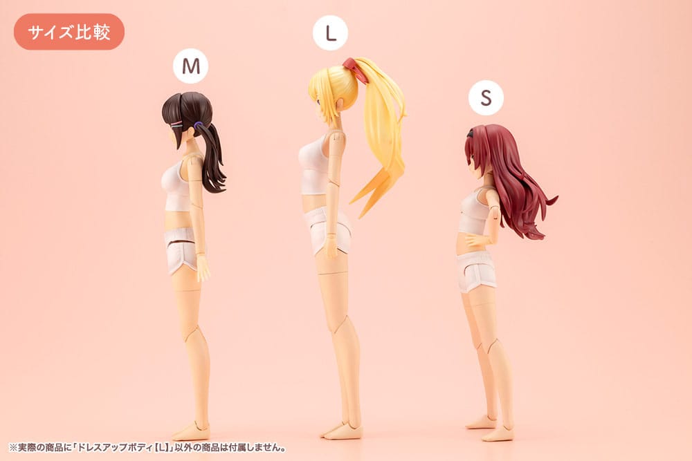 Sousai Shojo Teien Accesorios para las Figuras 1/10 Dress Up Body Size L - Z POP Toys