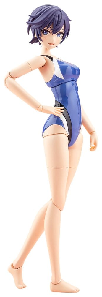 Sousaishojoteien Maqueta Plastic Model Kit 1/10 Rui Saotome Touou High School Competitive Swimsuit 16 cm