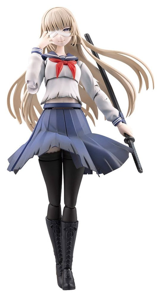 Sousai Shojo Teien Maqueta Plastic Model Kit 1/10 Kuon Yakushiji Maria Kagaribi Damage Ver. School Girl Emulation 16 cm