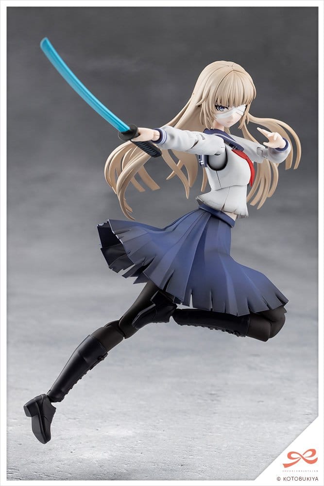 Sousai Shojo Teien Maqueta Plastic Model Kit 1/10 Kuon Yakushiji Maria Kagaribi Damage Ver. School Girl Emulation 16 cm