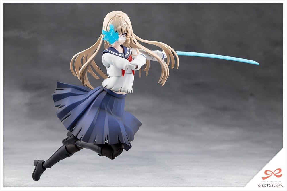 Sousai Shojo Teien Maqueta Plastic Model Kit 1/10 Kuon Yakushiji Maria Kagaribi Damage Ver. School Girl Emulation 16 cm