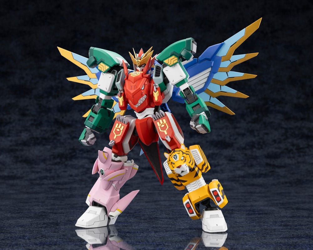 The Red Ranger Becomes an Adventurer in Another World Maqueta Plastic Model Kit Maximum Kizuna Kaiser 17 cm - Z POP Toys