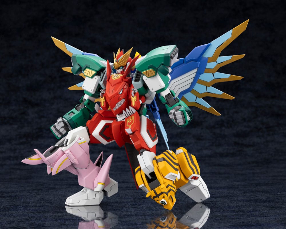 The Red Ranger Becomes an Adventurer in Another World Maqueta Plastic Model Kit Maximum Kizuna Kaiser 17 cm - Z POP Toys