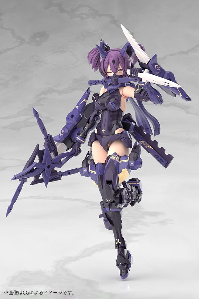 Megami Device Maqueta Plastic Model Kit 1/1 Asra Ninja Kaname Shadow Edition Full Package 14 cm - Z POP Toys