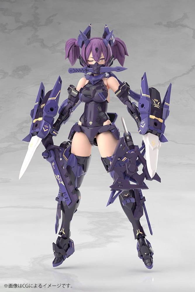 Megami Device Maqueta Plastic Model Kit 1/1 Asra Ninja Kaname Shadow Edition Full Package 14 cm - Z POP Toys