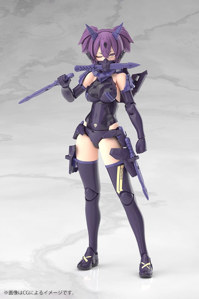 Megami Device Maqueta Plastic Model Kit 1/1 Asra Ninja Kaname Shadow Edition Full Package 14 cm - Z POP Toys